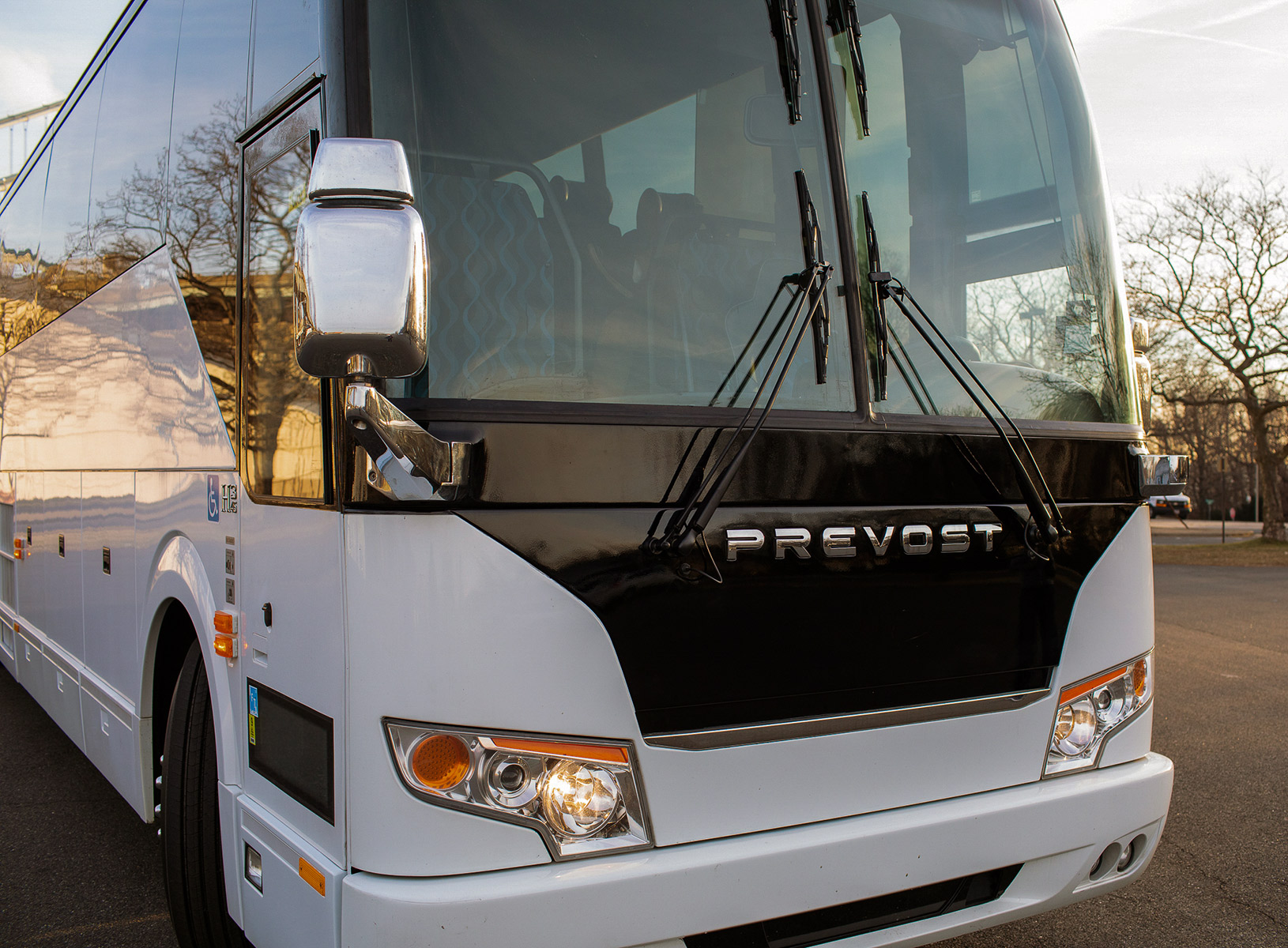 modern coach bus