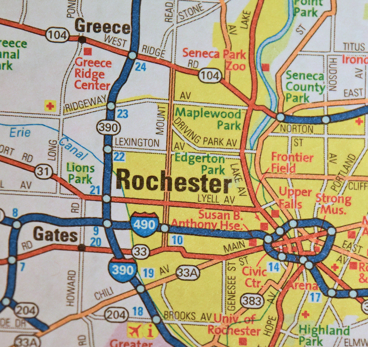 New York map